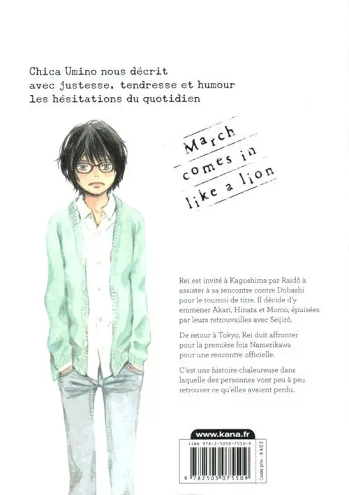 Verso de l'album March comes in like a lion 12