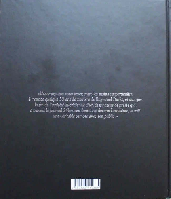 Verso de l'album Grands crus