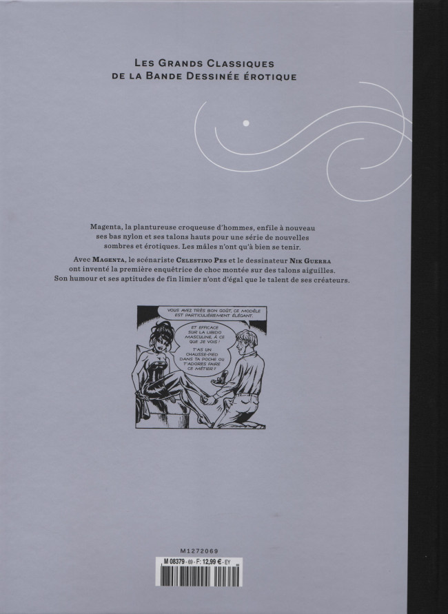 Verso de l'album Les Grands Classiques de la Bande Dessinée Érotique - La Collection Tome 69 Magenta - tome 3