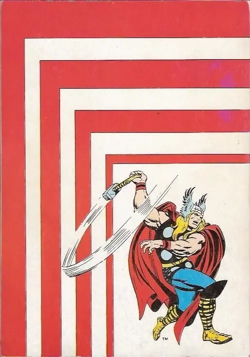 Verso de l'album Thor Album N° 3