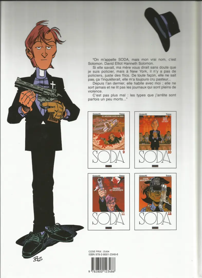 Verso de l'album Soda Tome 8 Tuez en paix