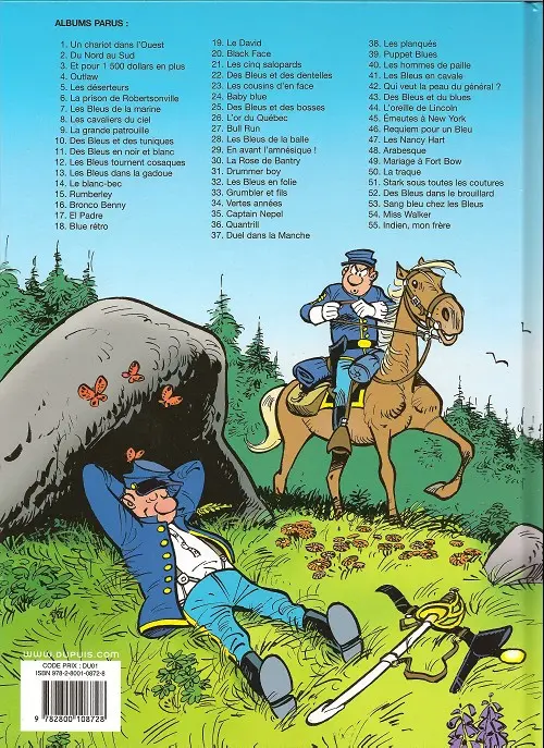 Verso de l'album Les Tuniques Bleues Tome 15 Rumberley