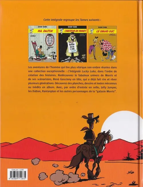 Verso de l'album Lucky Luke L'Intégrale Volume 13
