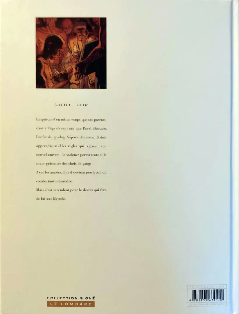 Verso de l'album Little Tulip