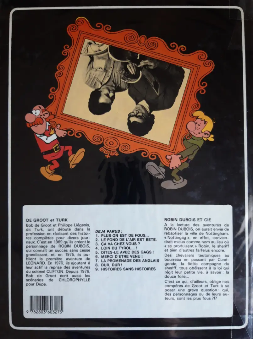 Verso de l'album Robin Dubois Tome 4 loin du tyrol