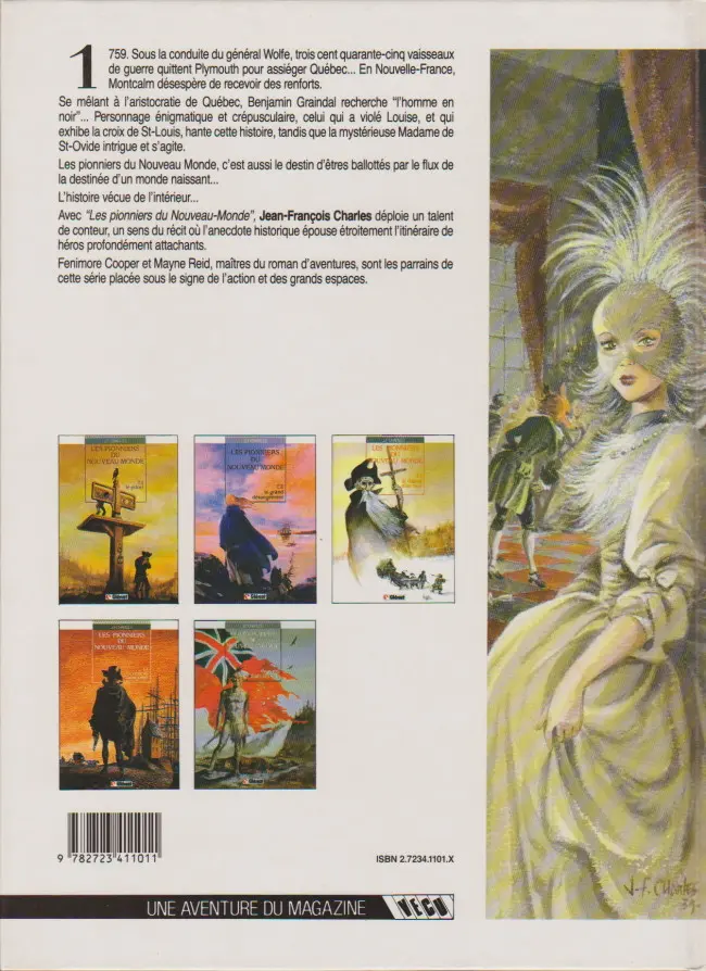 Verso de l'album Les Pionniers du Nouveau Monde Tome 5 Du sang dans la boue
