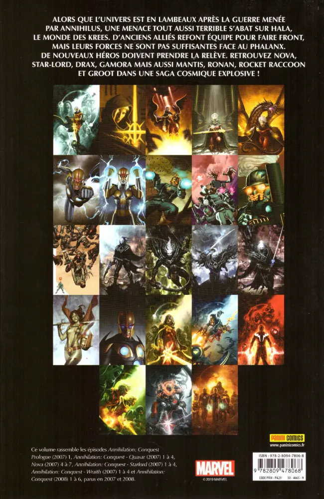Verso de l'album Annihilation Conquest