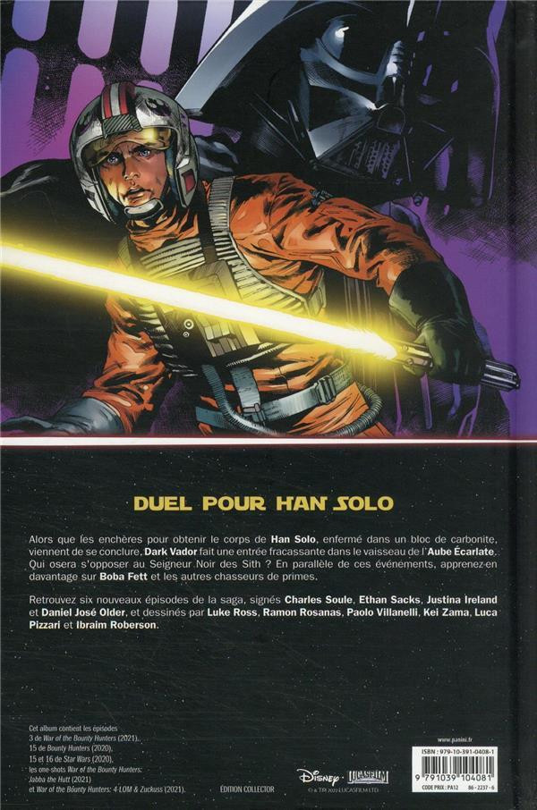 Verso de l'album Star Wars - War of the Bounty Hunters Tome 3/5