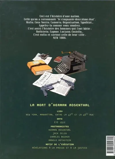 Verso de l'album Ce qui est à nous Tome 2 La mort d'Herman Rosenthal