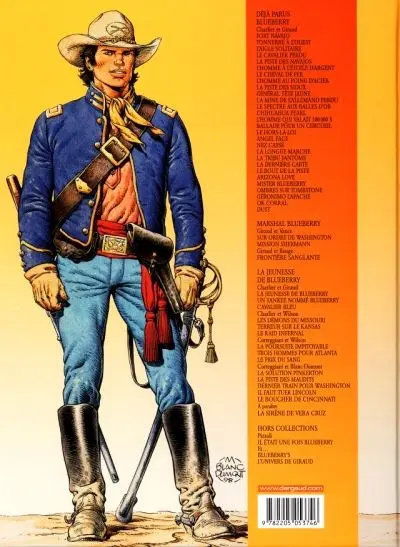 Verso de l'album La Jeunesse de Blueberry Tome 14 Le Boucher de Cincinnati