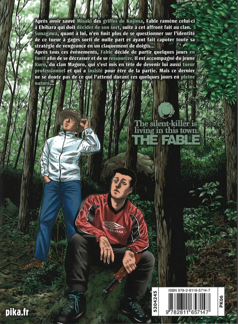 Verso de l'album The Fable 8