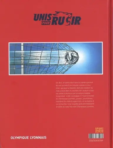 Verso de l'album Olympique Lyonnais 1 Qui a volé OL-Bot ?