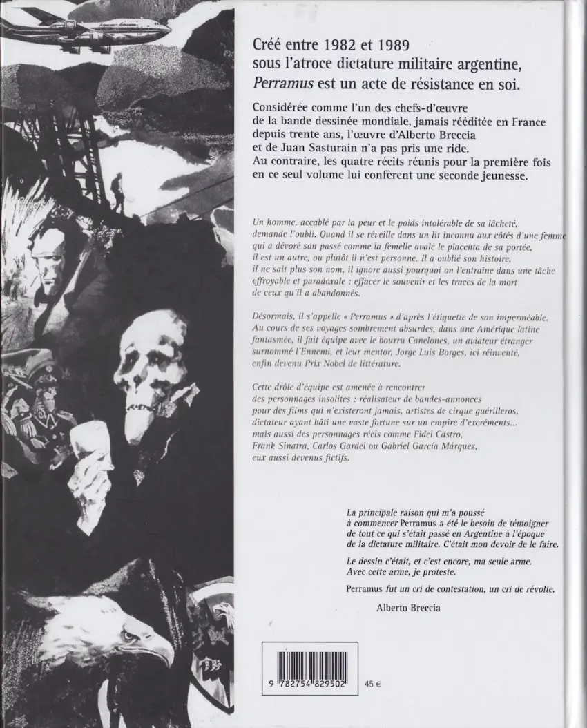 Verso de l'album Perramus La ville et l'oubli