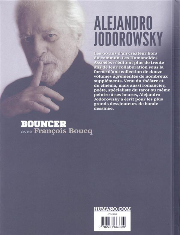 Verso de l'album Alejandro Jodorowsky 90e anniversaire Volume 12