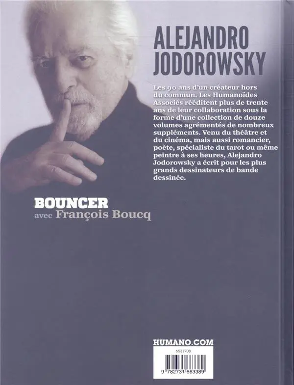 Verso de l'album Alejandro Jodorowsky 90e anniversaire Volume 12