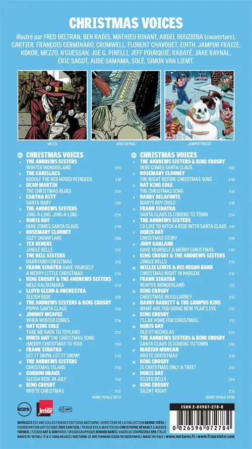 Verso de l'album Christmas Tome 3 Christmas Voices