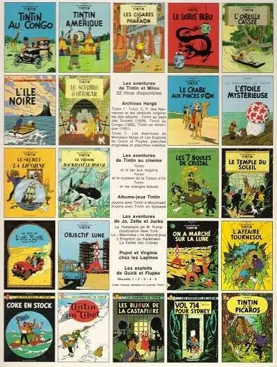 Verso de l'album Tintin Tome 17 On a marché sur la Lune