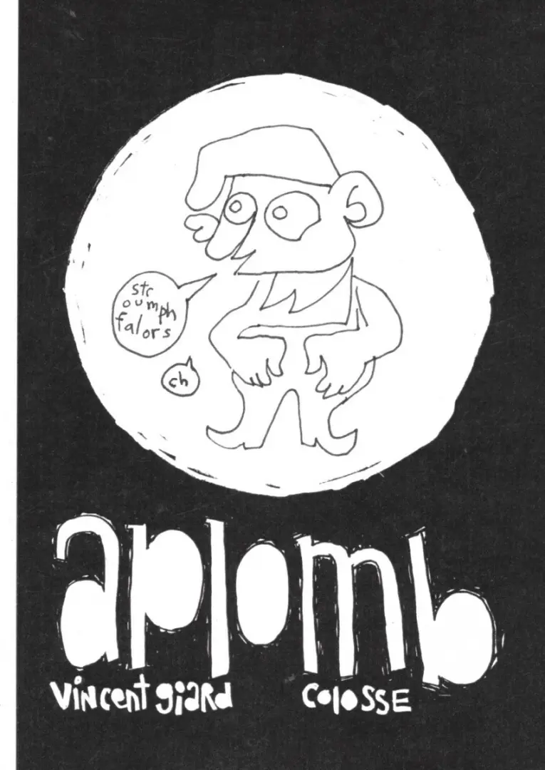 Verso de l'album aplomb