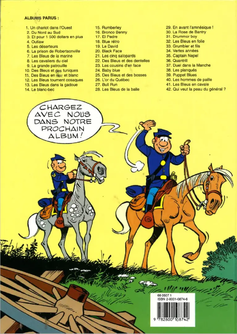 Verso de l'album Les Tuniques Bleues Tome 17 El Padre