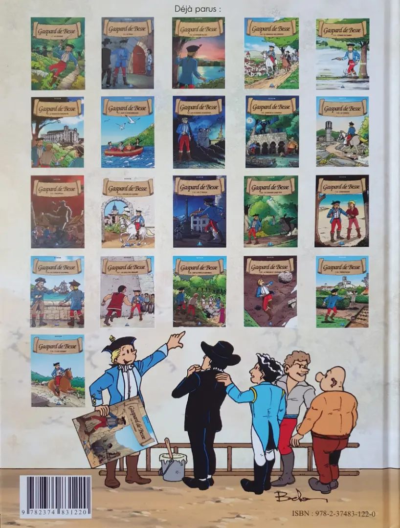 Verso de l'album Gaspard de Besse Tome 22 Le chasseur