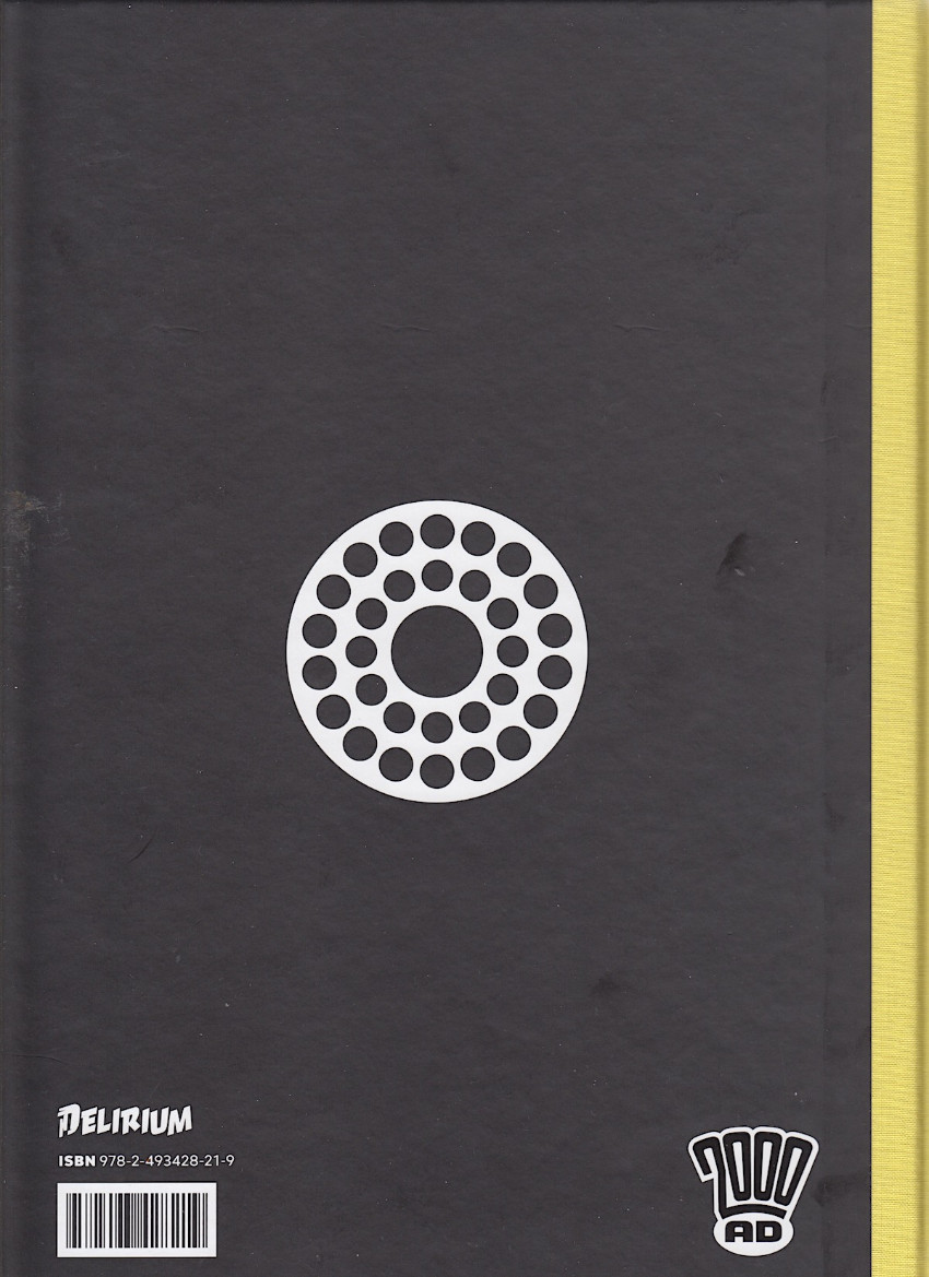 Verso de l'album Alan Moore, les années 2000 AD Tome 1 Future Shocks - L'intégrale