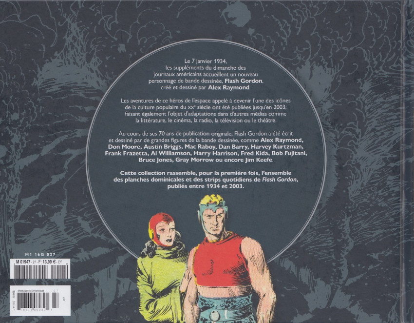 Verso de l'album Flash Gordon Tome 27 1996-1999