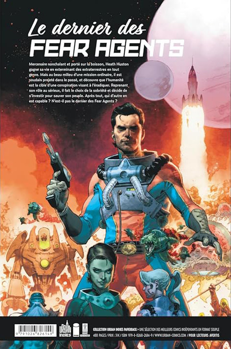 Verso de l'album Fear Agent Intégrale Volume Un