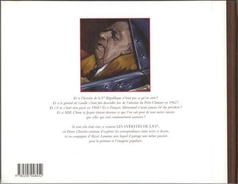 Verso de l'album Les Correspondances de Pierre Christin Tome 4 Les 4 vérités de la Ve