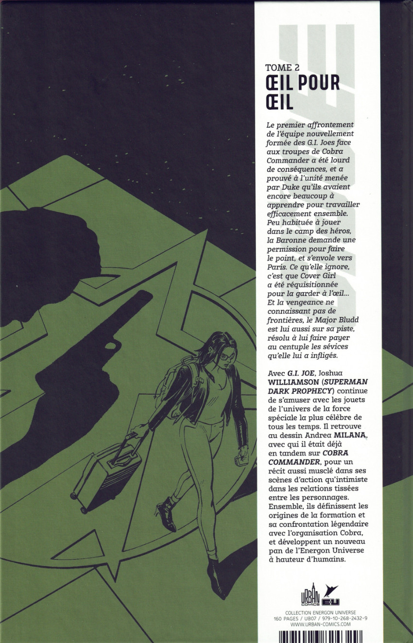 Verso de l'album G.I. Joe Tome 2 Oeil pour oeil