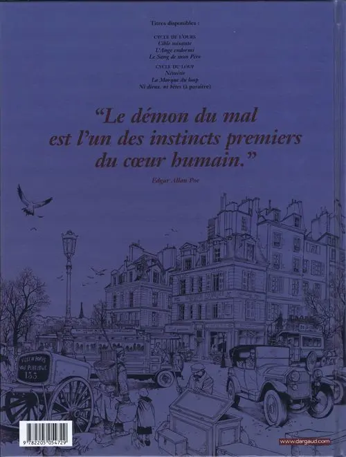 Verso de l'album La Croix de Cazenac Tome 5 La Marque du loup
