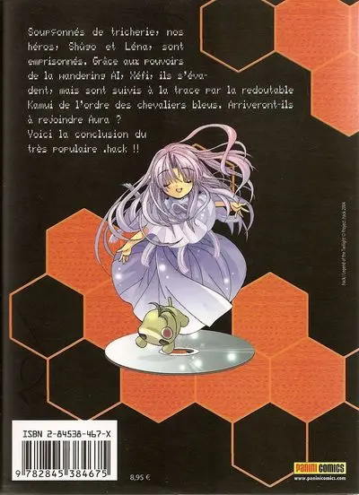 Verso de l'album .hack // Le Bracelet du crépuscule 3