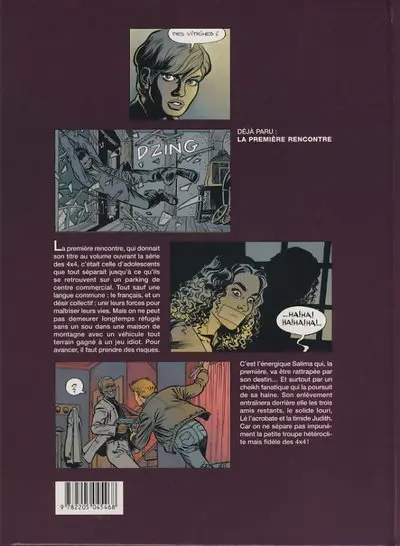 Verso de l'album Les 4x4 Tome 2 La vitrine de la honte