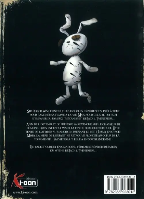 Verso de l'album Hell Blade 4