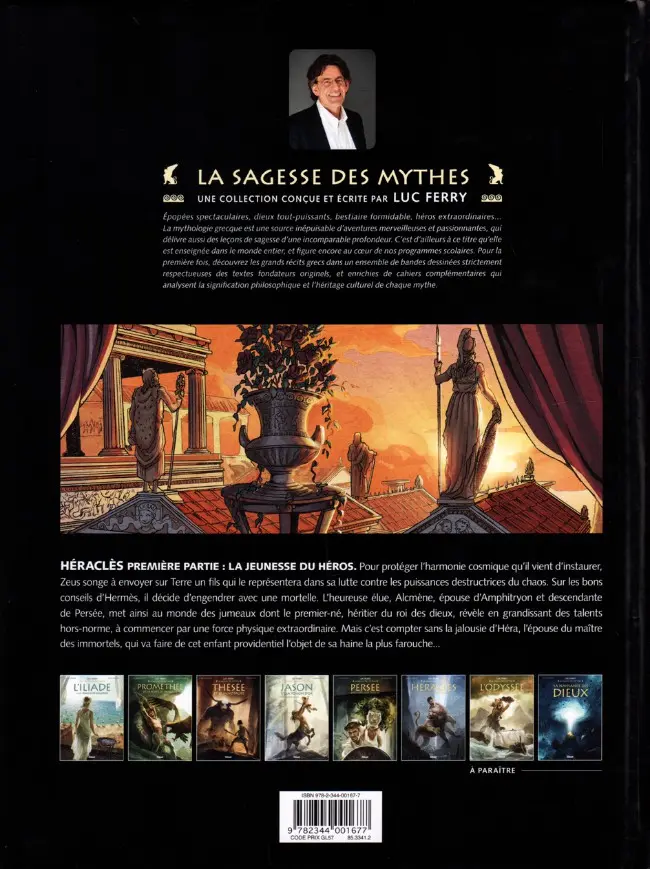 Verso de l'album Héraclès 1/3 La jeunesse du héros