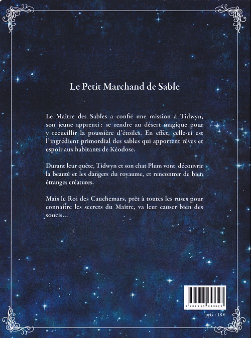 Verso de l'album Le petit marchand de sable