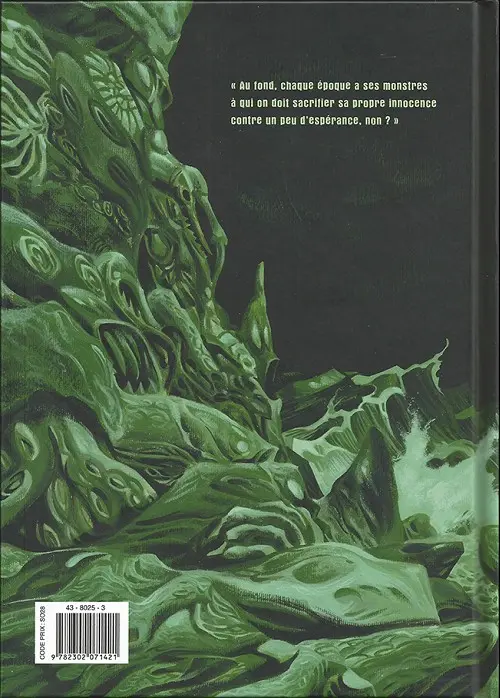 Verso de l'album Kraken