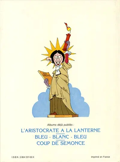 Verso de l'album Les Mésaventures du Chevalier de Maison-Blanche Tome 3 Coup de semonce