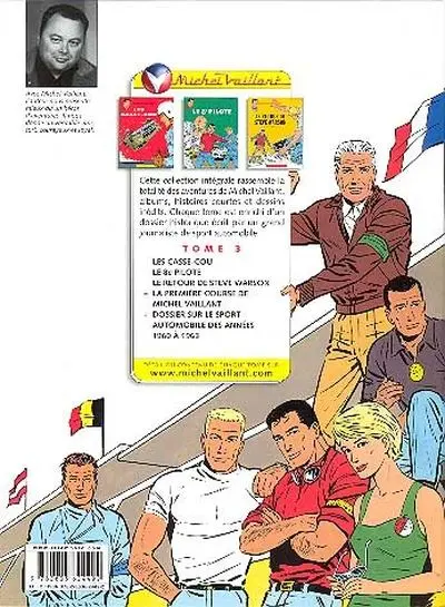 Verso de l'album Michel Vaillant L'Intégrale 3