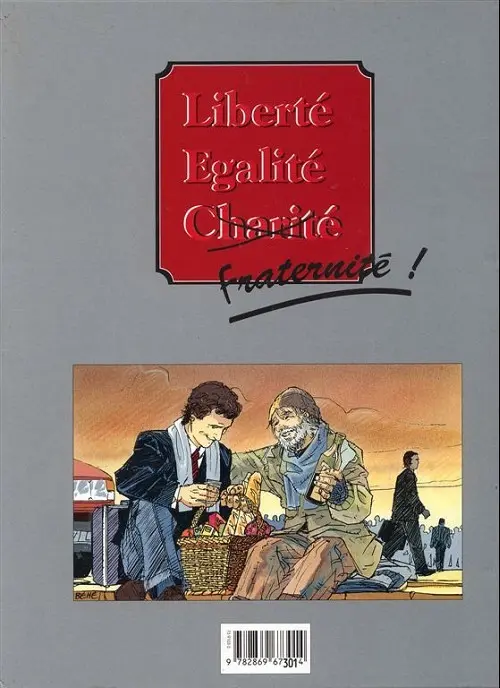 Verso de l'album Nique la crise