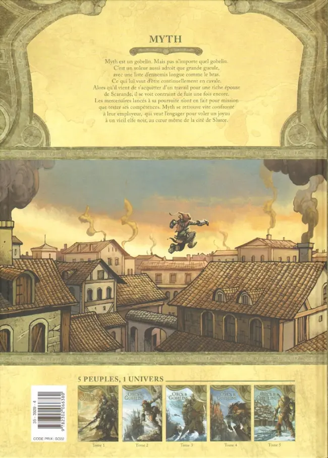 Verso de l'album Orcs & Gobelins Tome 2 Myth