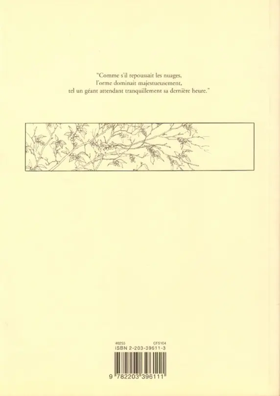 Verso de l'album L'Orme du Caucase