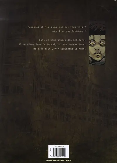 Verso de l'album Pandemonium Tome 2 Le tunnel