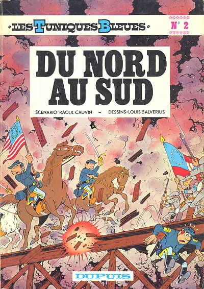 Couverture de l'album Les Tuniques Bleues Tome 2 Du nord au sud
