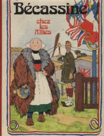 Couverture de l'album Bécassine Tome 3 Bécassine chez les alliés