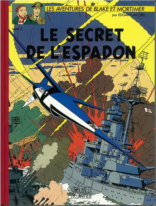 Couverture de l'album Blake et Mortimer Tome 3 Le Secret de l'Espadon