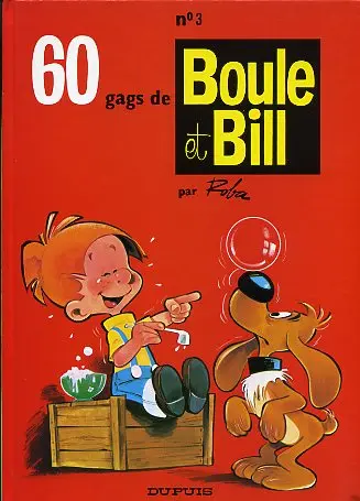 Couverture de l'album Boule & Bill Tome 3 60 gags de Boule et Bill