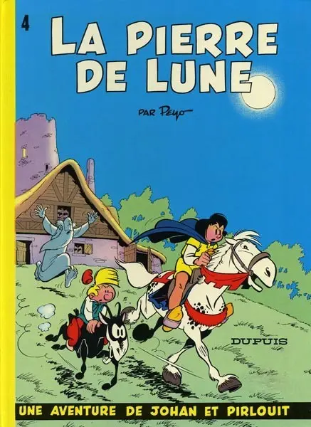 Couverture de l'album Johan et Pirlouit Tome 4 La pierre de lune