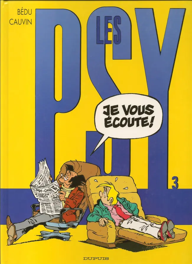 Couverture de l'album Les Psy Tome 3 Je vous écoute !