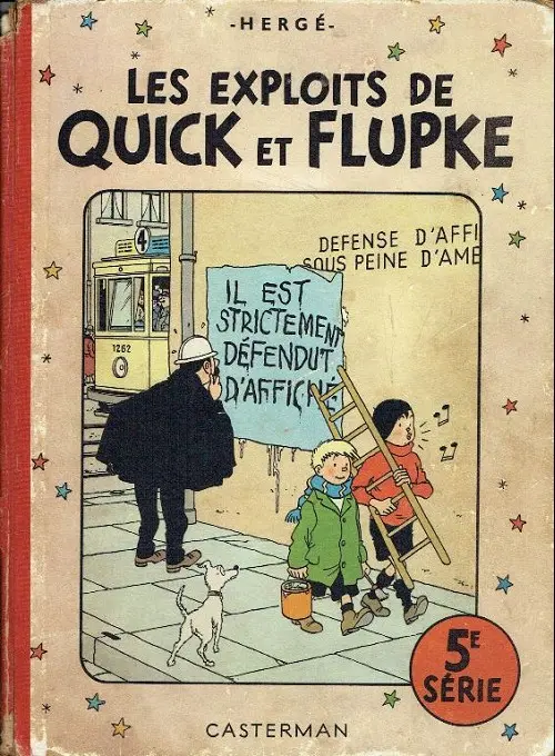 Couverture de l'album Quick et Flupke - Gamins de Bruxelles 5e série