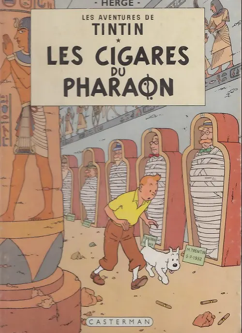 Couverture de l'album Tintin Tome 4 Les cigares du pharaon